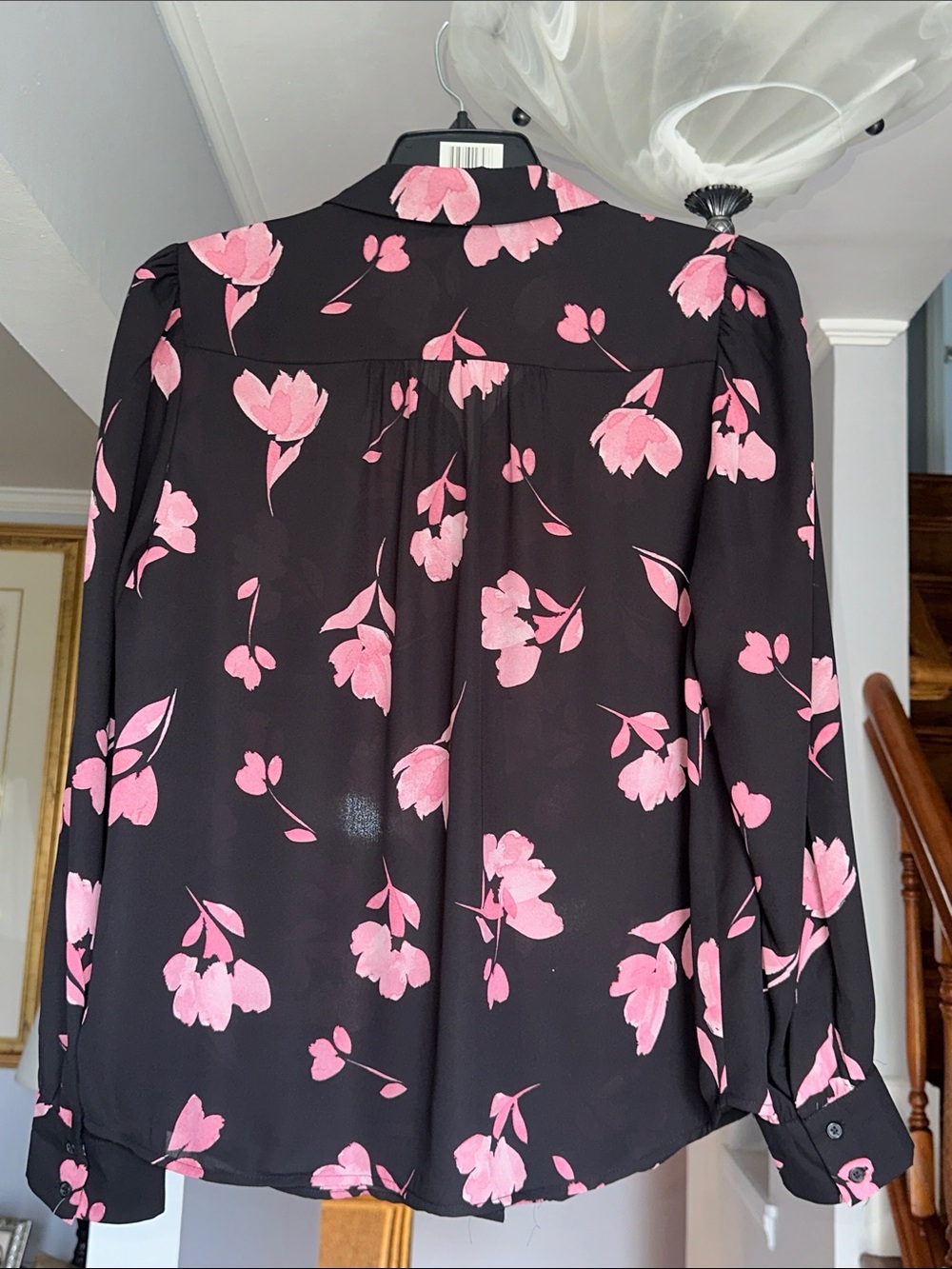 Daniel Rain Floral Blouse Sz L (Stitch Fix) - Picture 8 of 13